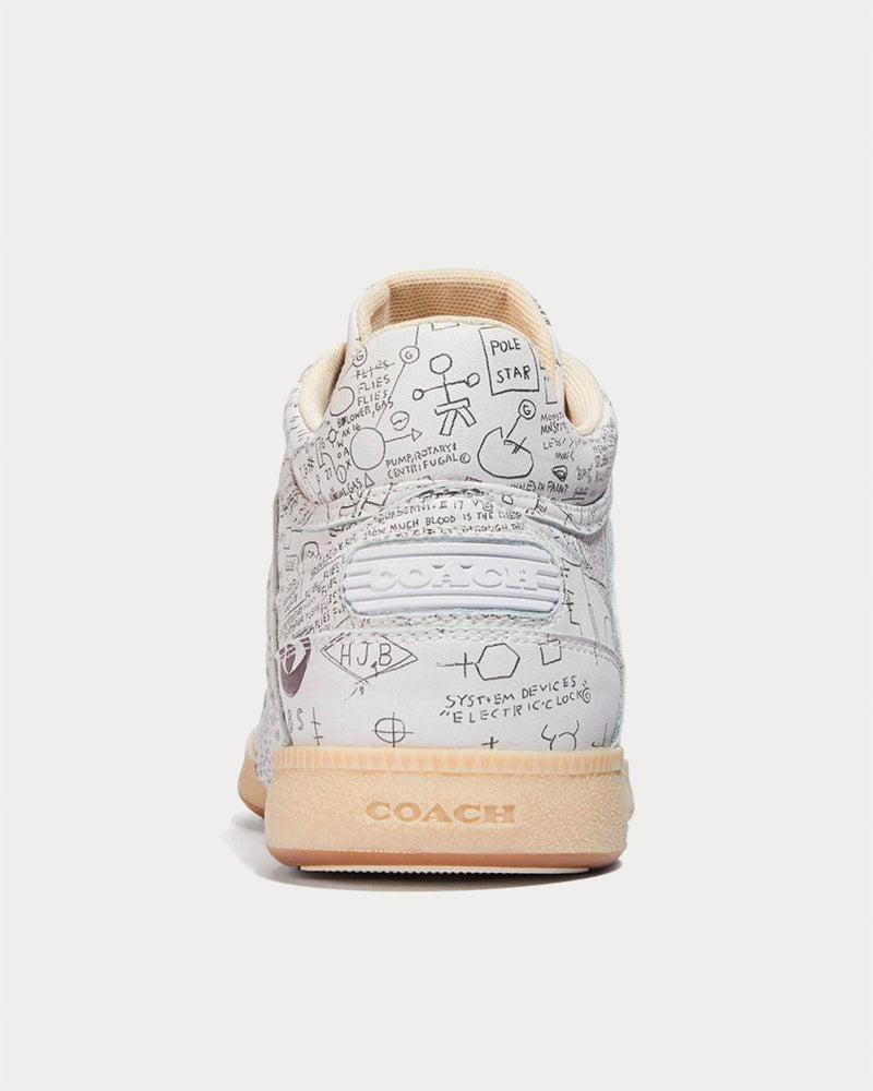 Coach x Basquiat Citysole Basquiat White High Top Sneakers - 3