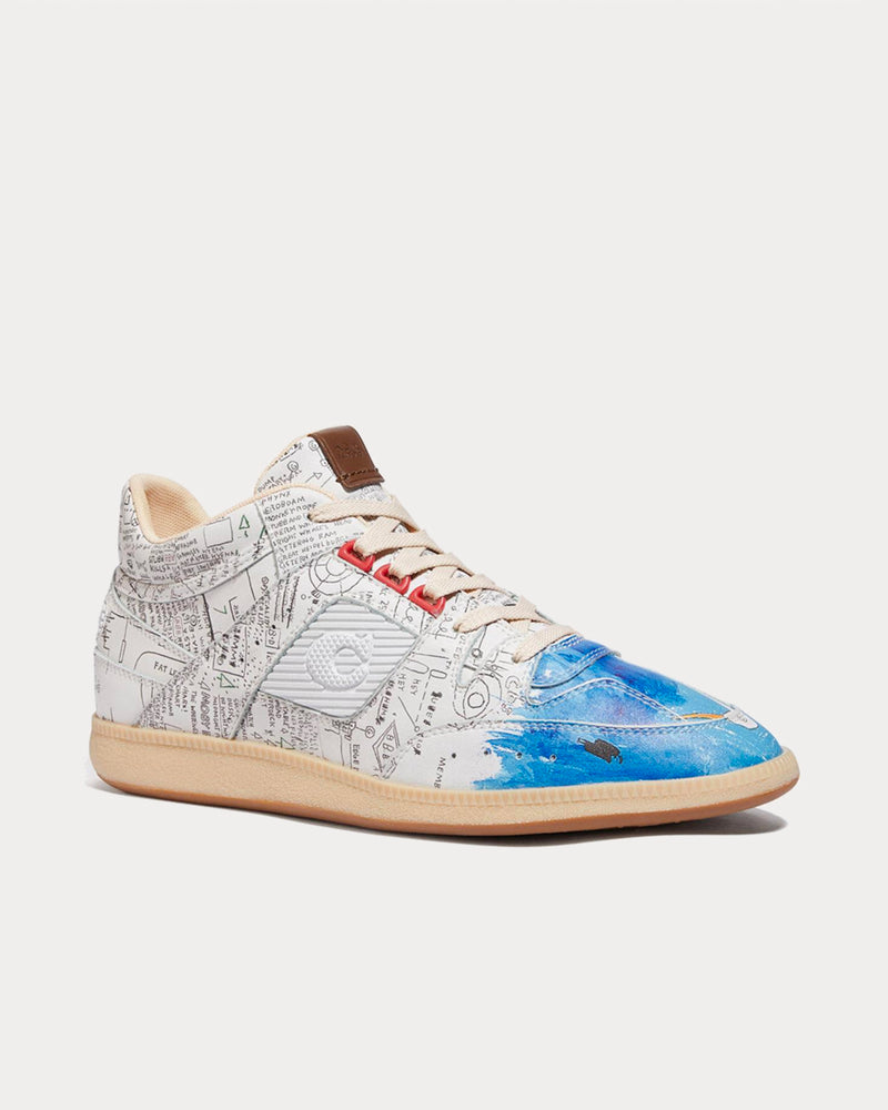 Coach x Basquiat Citysole Basquiat White High Top Sneakers - 2