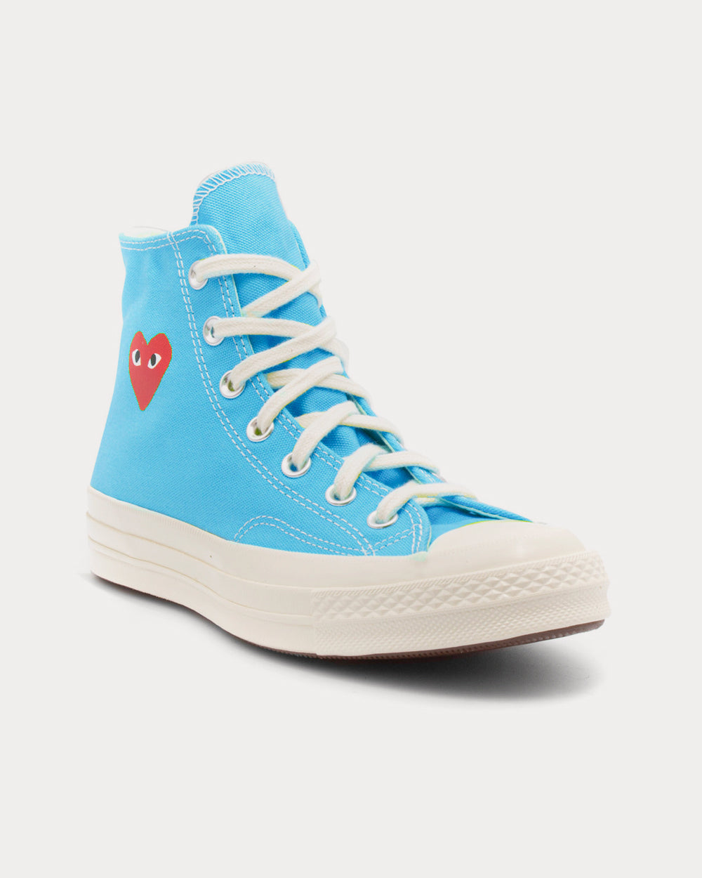 Converse x Comme des Garçons PLAY Chuck 70 Bright Blue High Top Sneakers - 2