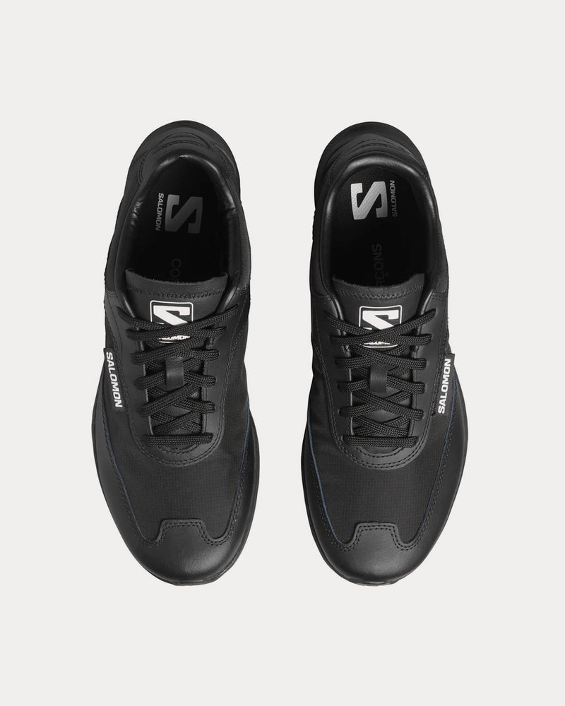 Salomon x Comme des Garçons SR90 Black Low Top Sneakers - 2