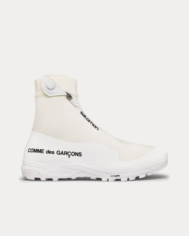 Salomon x Comme des Garçons XA-Alpine 2 White High Top Sneakers - 1