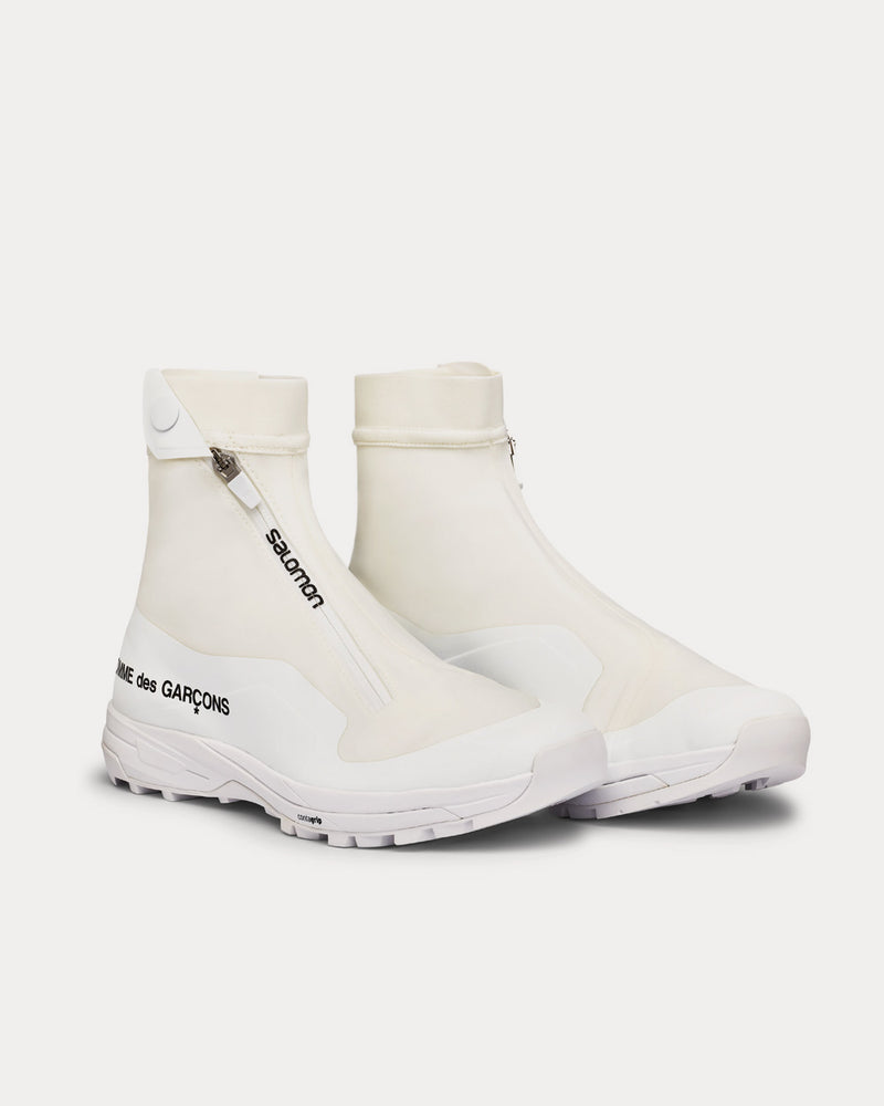 Salomon x Comme des Garçons XA-Alpine 2 White High Top Sneakers - 3