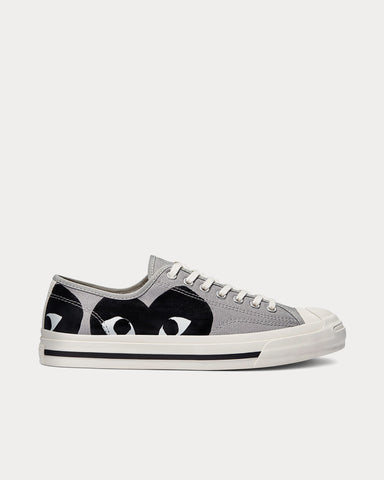 Converse x Comme des Garçons PLAY Jack Purcell Drizzle / Egret / Black Low Top Sneakers