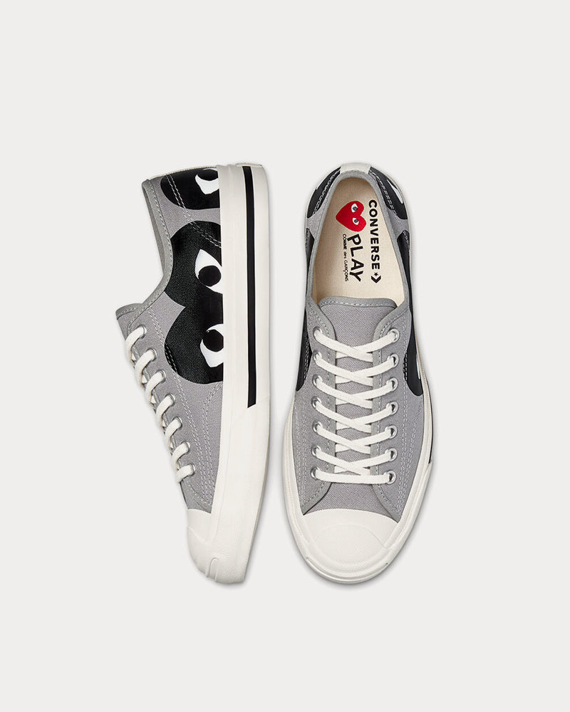 Converse x Comme des Garçons PLAY Jack Purcell Drizzle / Egret / Black Low Top Sneakers - 2