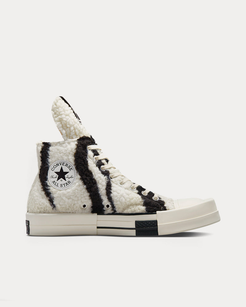 Converse x Rick Owens DRKSHDW Chuck 70 Lily White / Black / Egret High Top Sneakers - 1