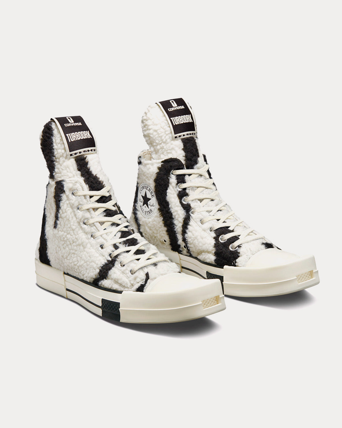 Converse x Rick Owens DRKSHDW Chuck 70 Lily White / Black / Egret High Top Sneakers - 2