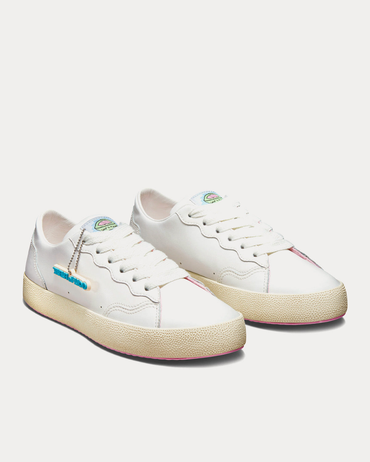 Converse x Golf le Fleur GLF 2.0 Brilliant White / Winter White Low Top Sneakers - 3