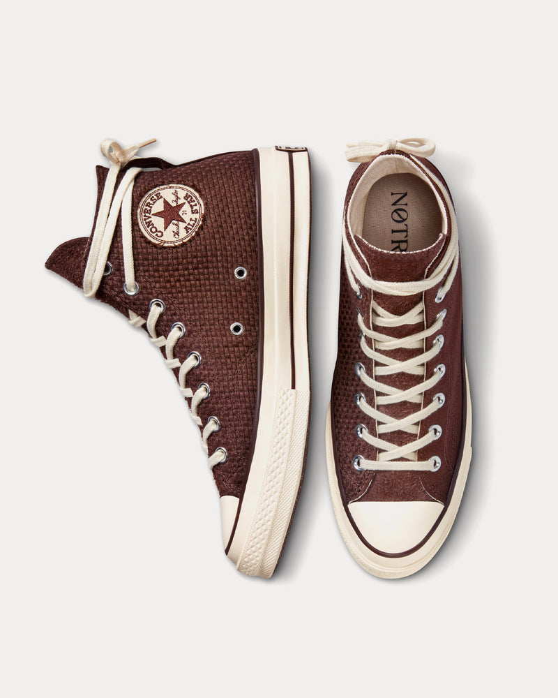 Converse x Notre Chuck 70 Deep Mohagany / Wood Ash High Top Sneakers - 2