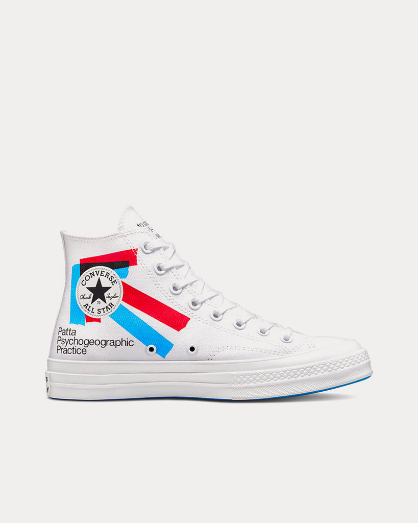 White red shop blue converse