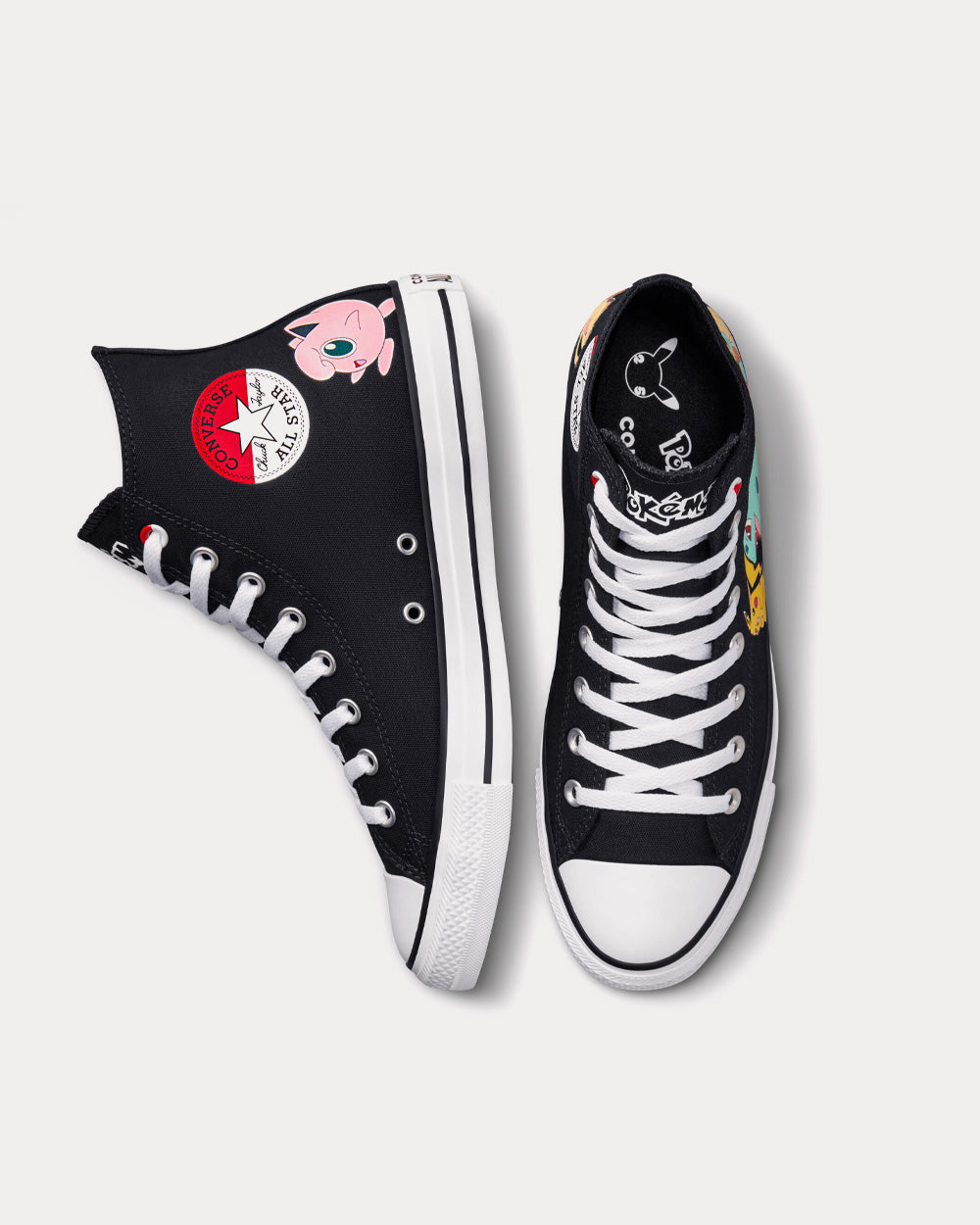 Converse x Pokémon First Partners Chuck Taylor All Star Black / Multi / White High Top Sneakers - 2