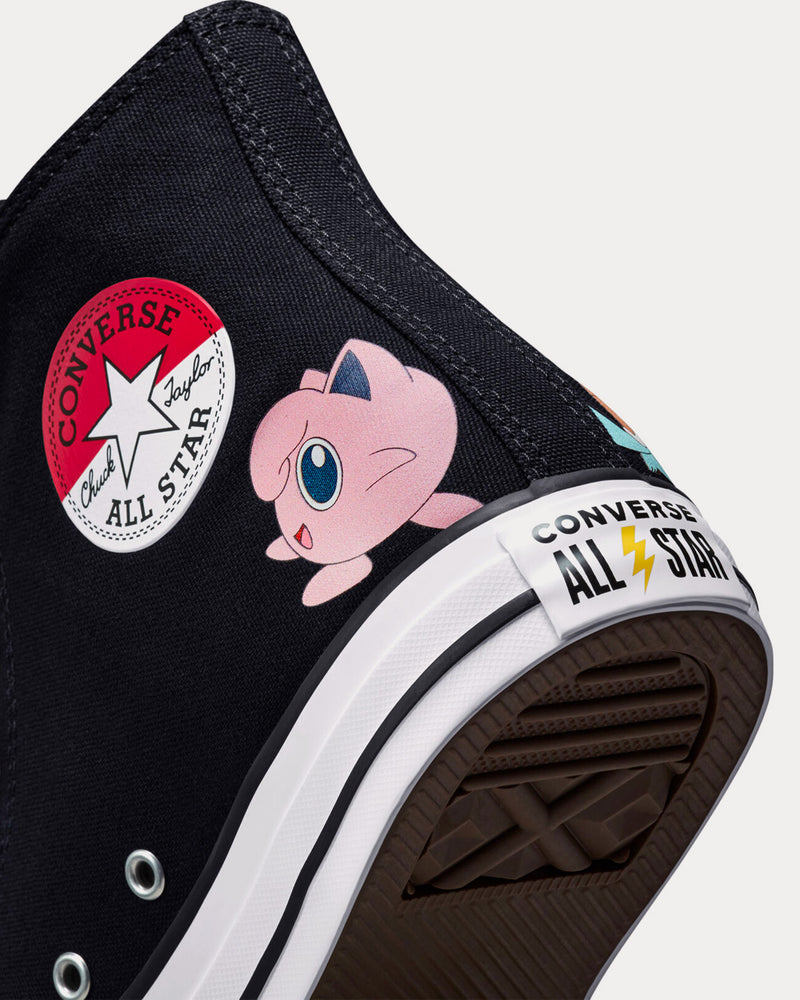 Converse x Pokémon First Partners Chuck Taylor All Star Black / Multi / White High Top Sneakers - 4