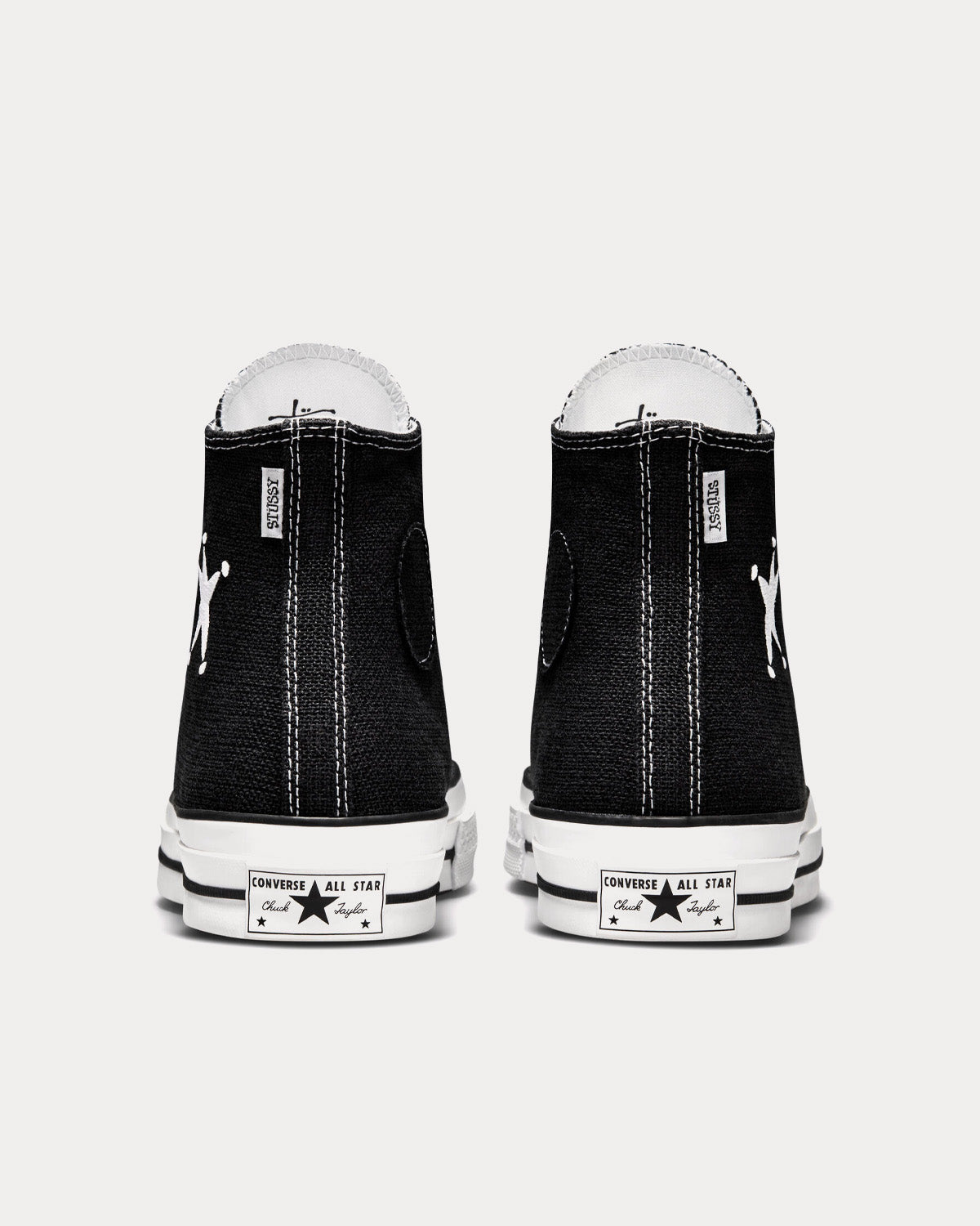 Converse x Stüssy Chuck 70 Black / White High Top Sneakers - 4