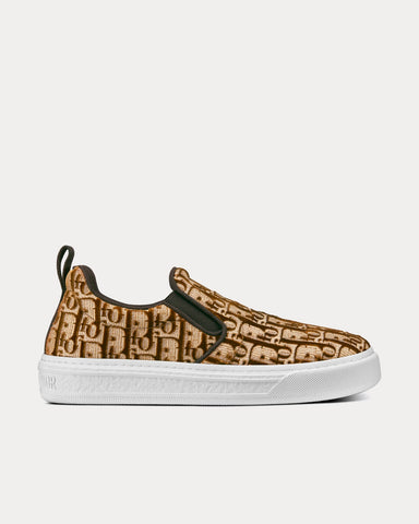 Dior Solar Bronze Slip On Sneakers