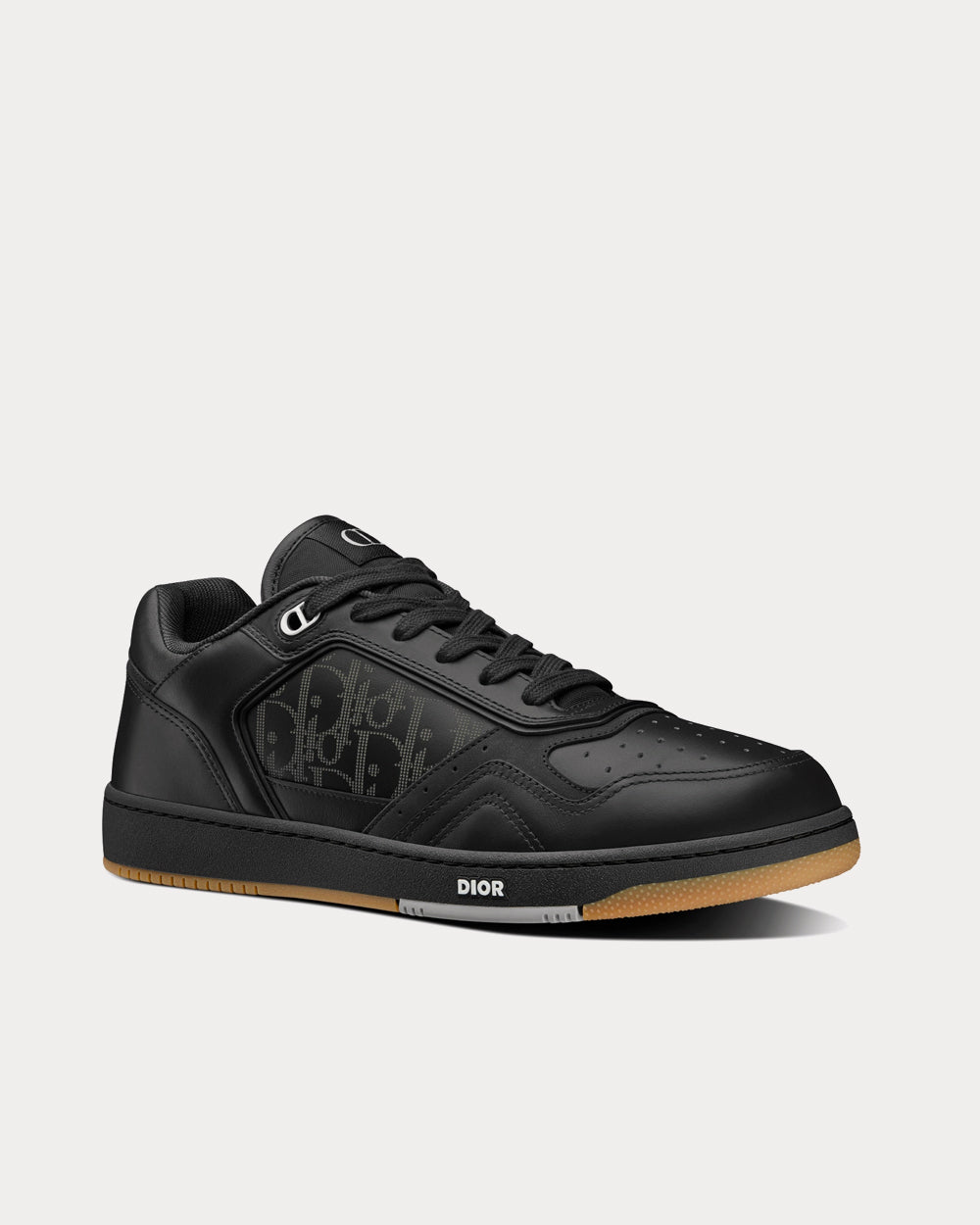 Dior World Tour B27 Black Dior Oblique Galaxy Leather with Smooth Calfskin and Suede Low Top Sneakers - 2