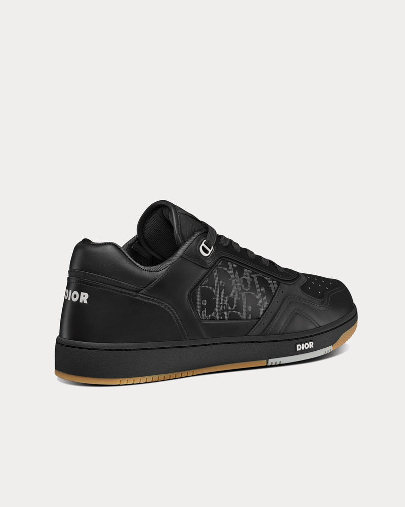 Dior World Tour B27 Black Dior Oblique Galaxy Leather with Smooth Calfskin and Suede Low Top Sneakers - 4