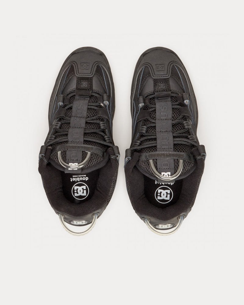 DC Shoes x Doublet Hybrid Black Low Top Sneakers - 4