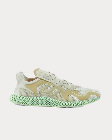 Adidas x END EVO 4D DUNE Green Low Top Sneakers