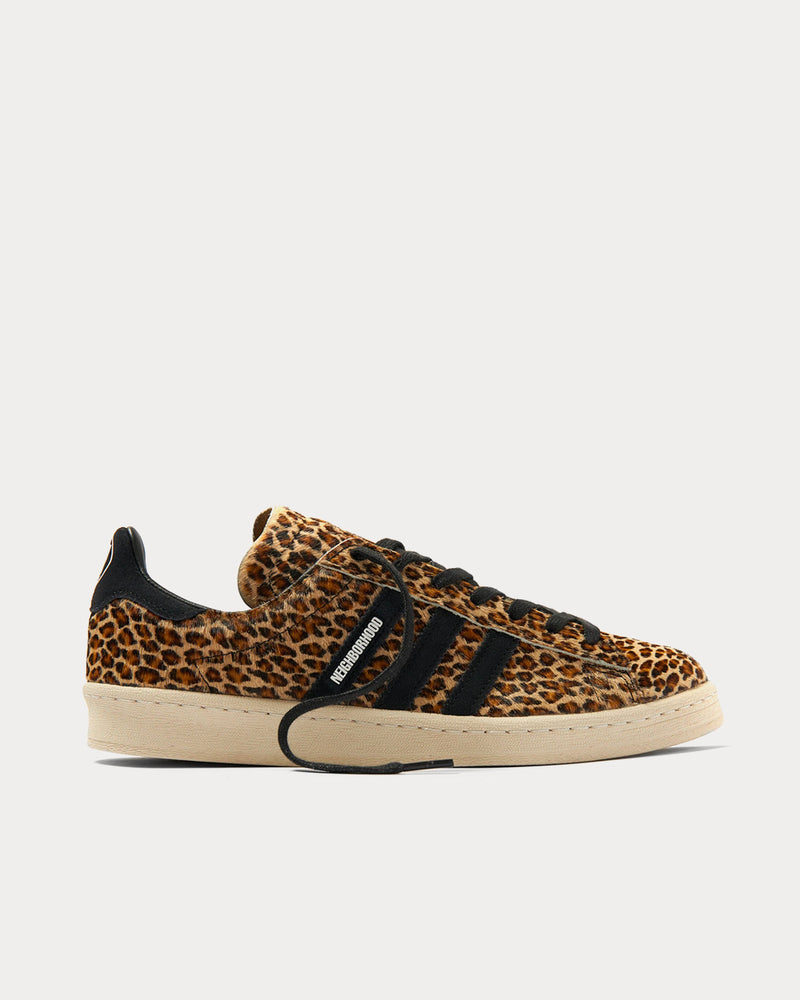 Adidas x End. X Neighborhood Campus Leopard & Black Low Top Sneakers - 1