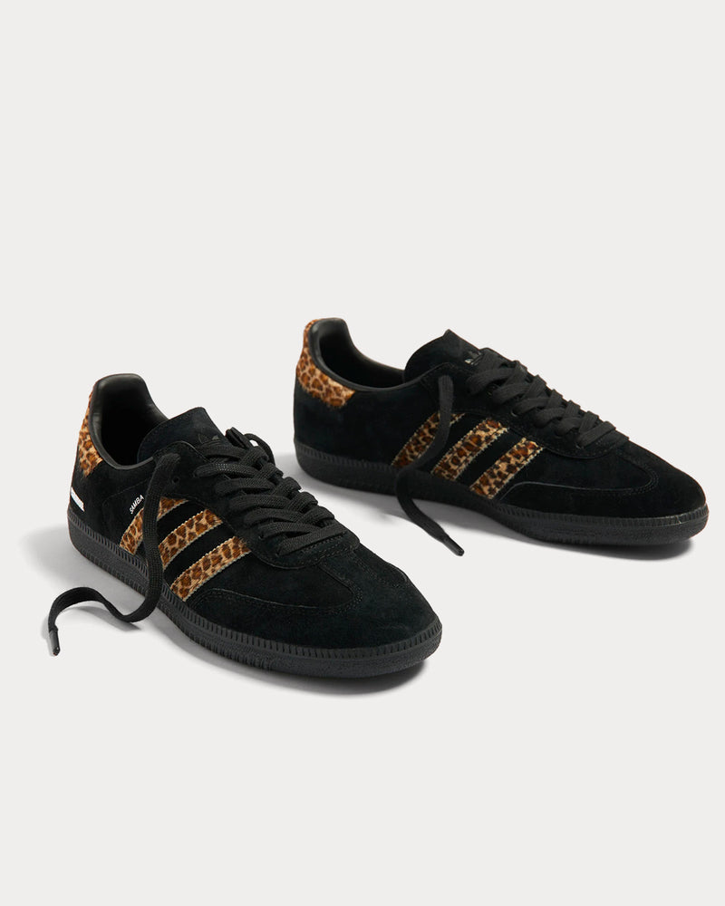 Adidas x End. X Neighborhood Samba Black & Leopard Low Top Sneakers - 2