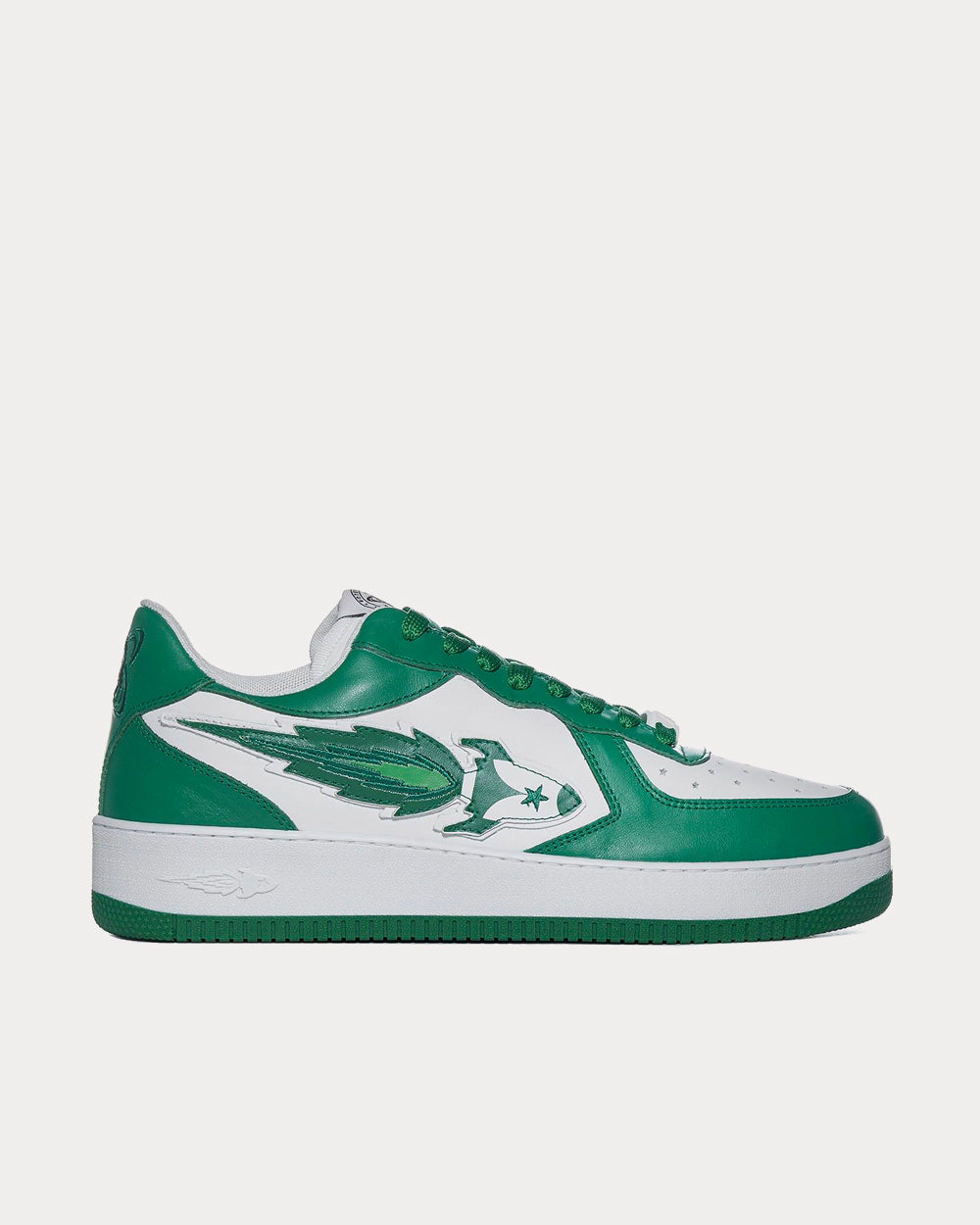 Enterprise Japan Rocket White / Green Low Top Sneakers - 1