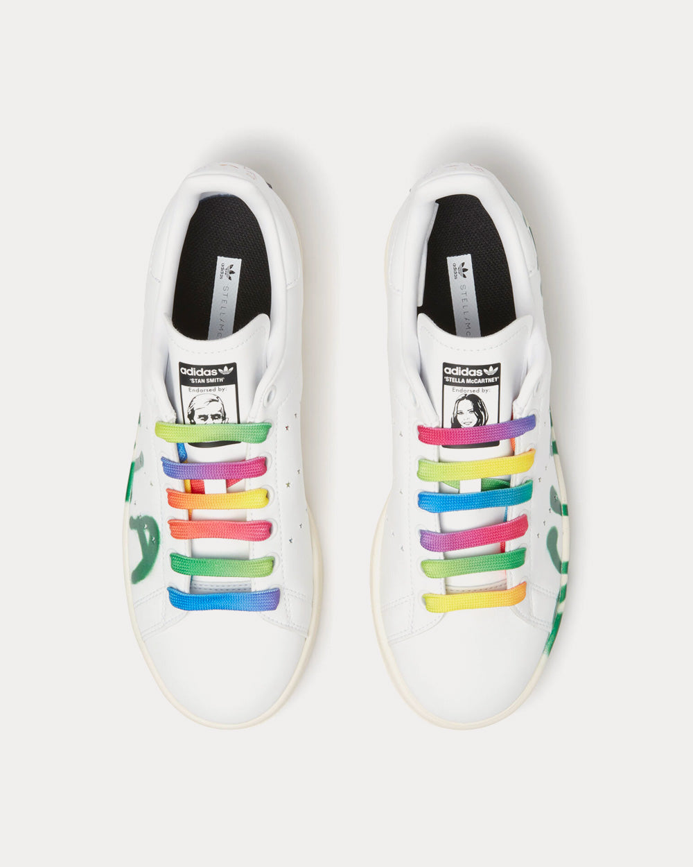 Adidas X Stella McCartney x Ed Curtis Vegan Stan Smith White / Green Low  Top Sneakers - Sneak in Peace