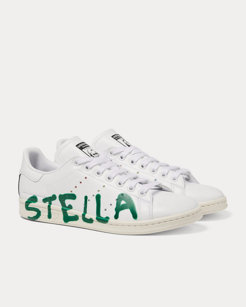 Adidas X Stella McCartney x Ed Curtis Vegan Stan Smith White / Green Low Top Sneakers - 3