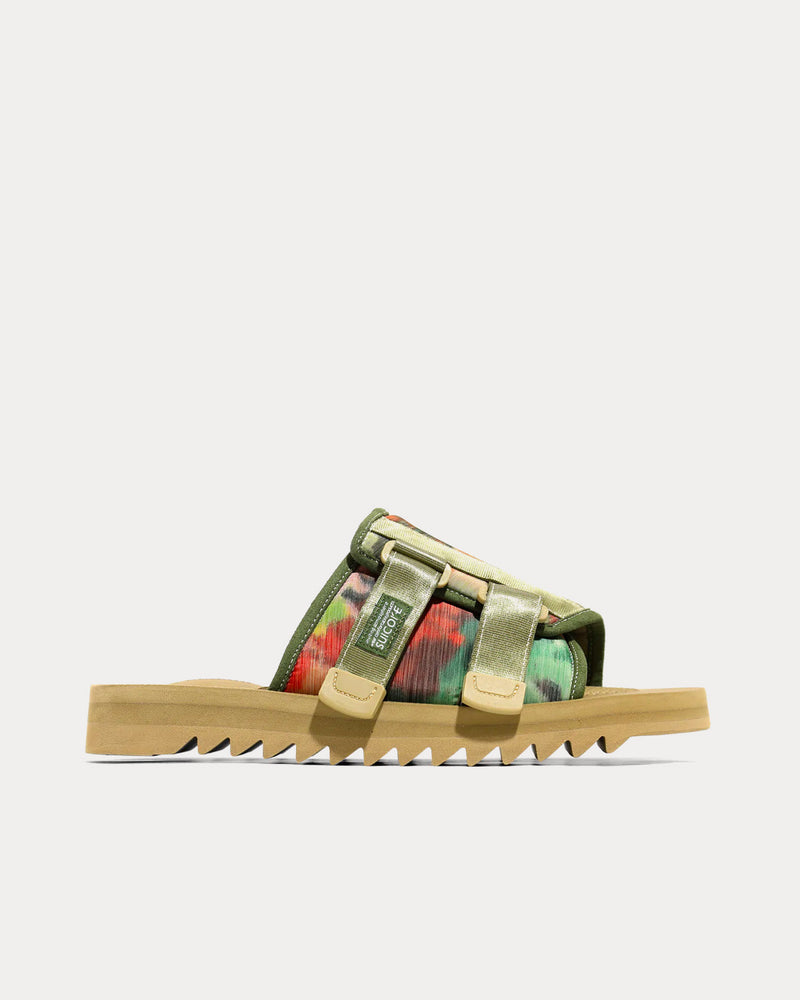 Suicoke x Engineered Garments KAW-CabEG Floral Camo Sandals - 1