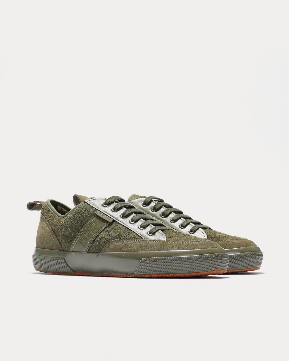 Superga x Engineered Garments 3420 Mil Olive Low Top Sneakers - 2