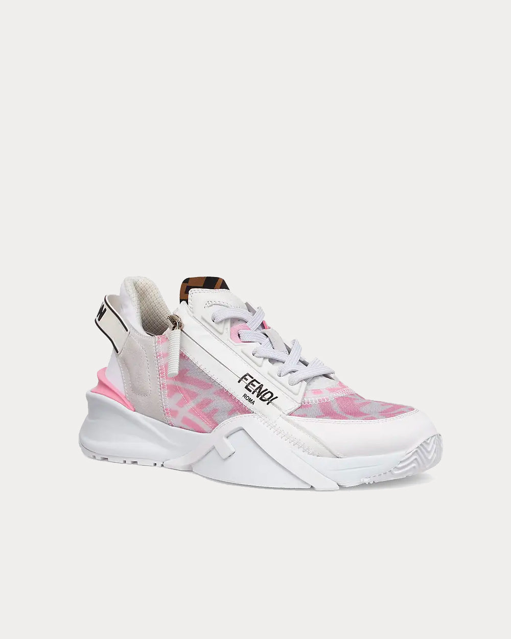 Fendi Flow Nylon Pink Low Top Sneakers - 2