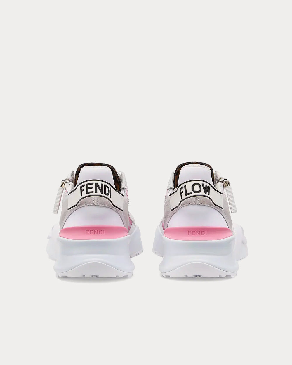 Fendi Flow Nylon Pink Low Top Sneakers - 4