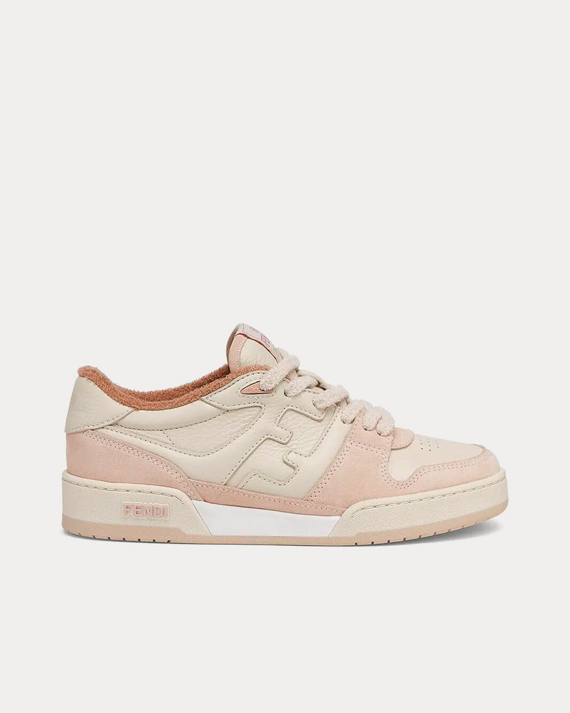 Fendi Match Suede Pink Low Top Sneakers Sneak in Peace