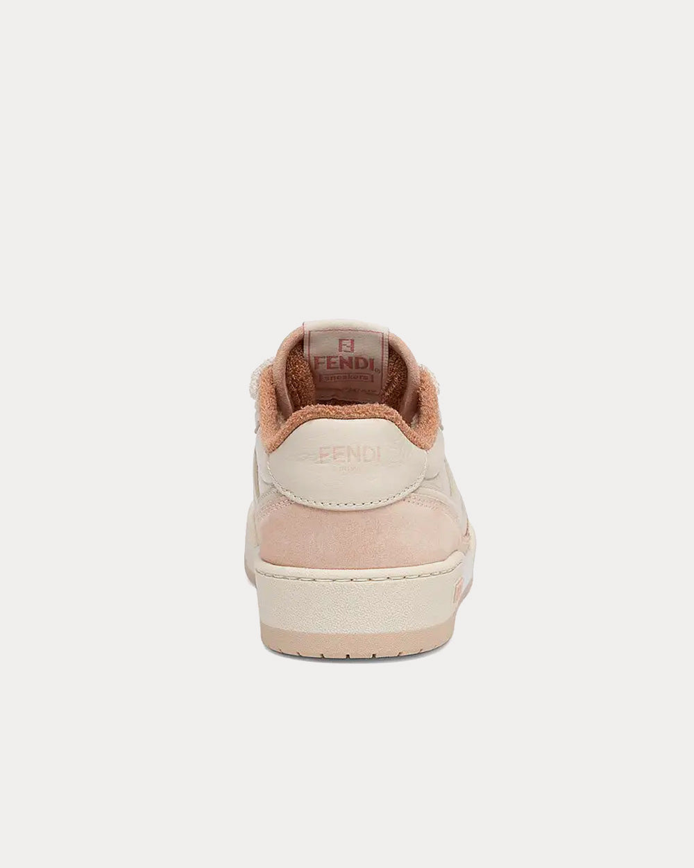 Fendi Match Suede Pink Low Top Sneakers - 4