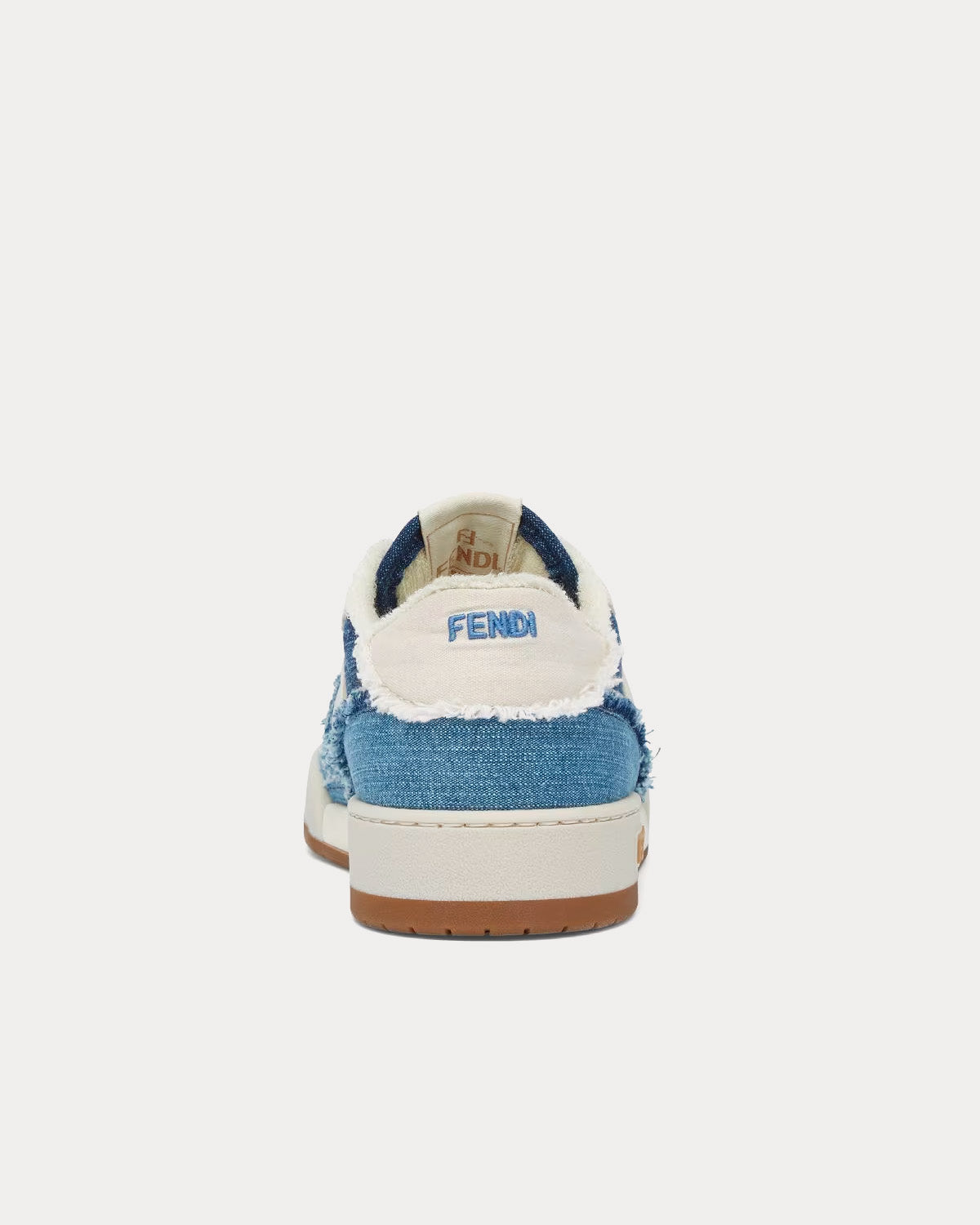 Fendi Match Denim Blue Low Top Sneakers - 4