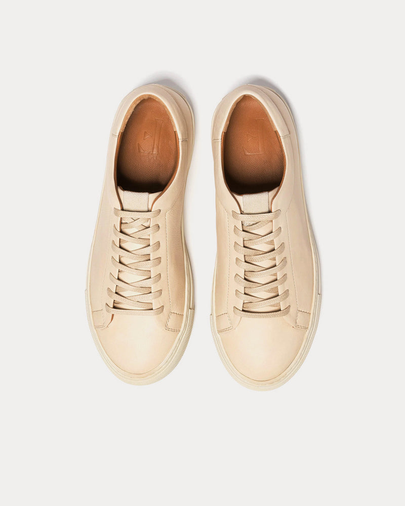 Flattered Stockholm Beige Low Top Sneakers - 3