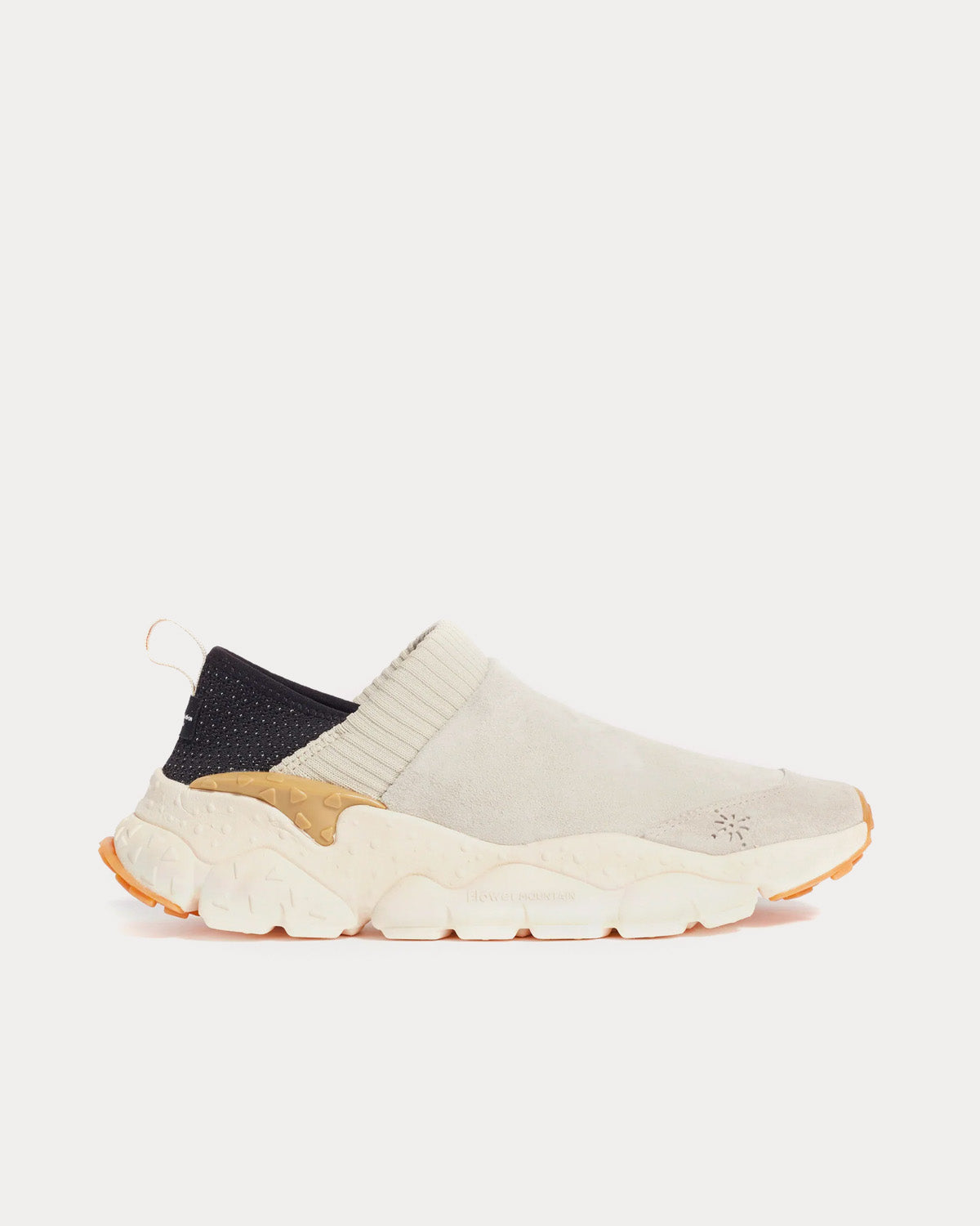 Flower Mountain x Universal Works Camp Suede & Nylon Off-White Slip On Sneakers - 1