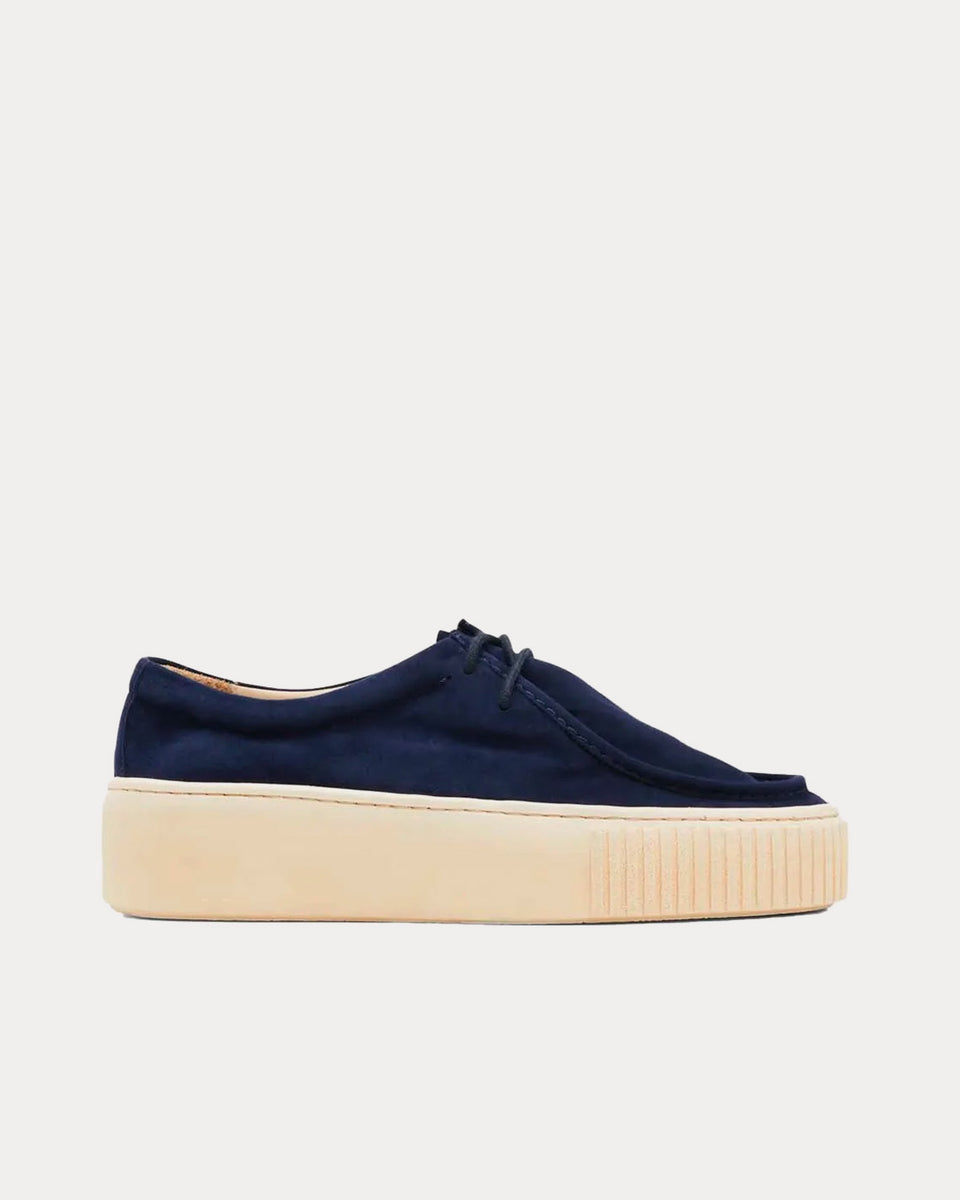 Gabriela Hearst Fontaina Navy Low Top Sneakers - Sneak in Peace