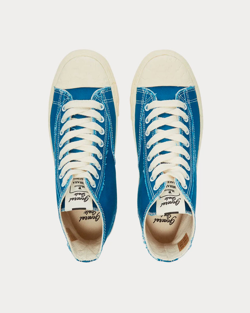 General Scale By Maison Mihara Yasuhiro Past Sole Blue High Top Sneakers - 3