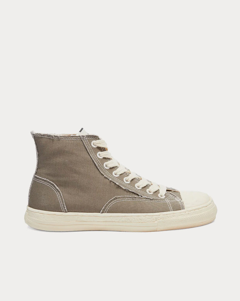 General Scale By Maison Mihara Yasuhiro Past Sole Brown High Top Sneakers - 1