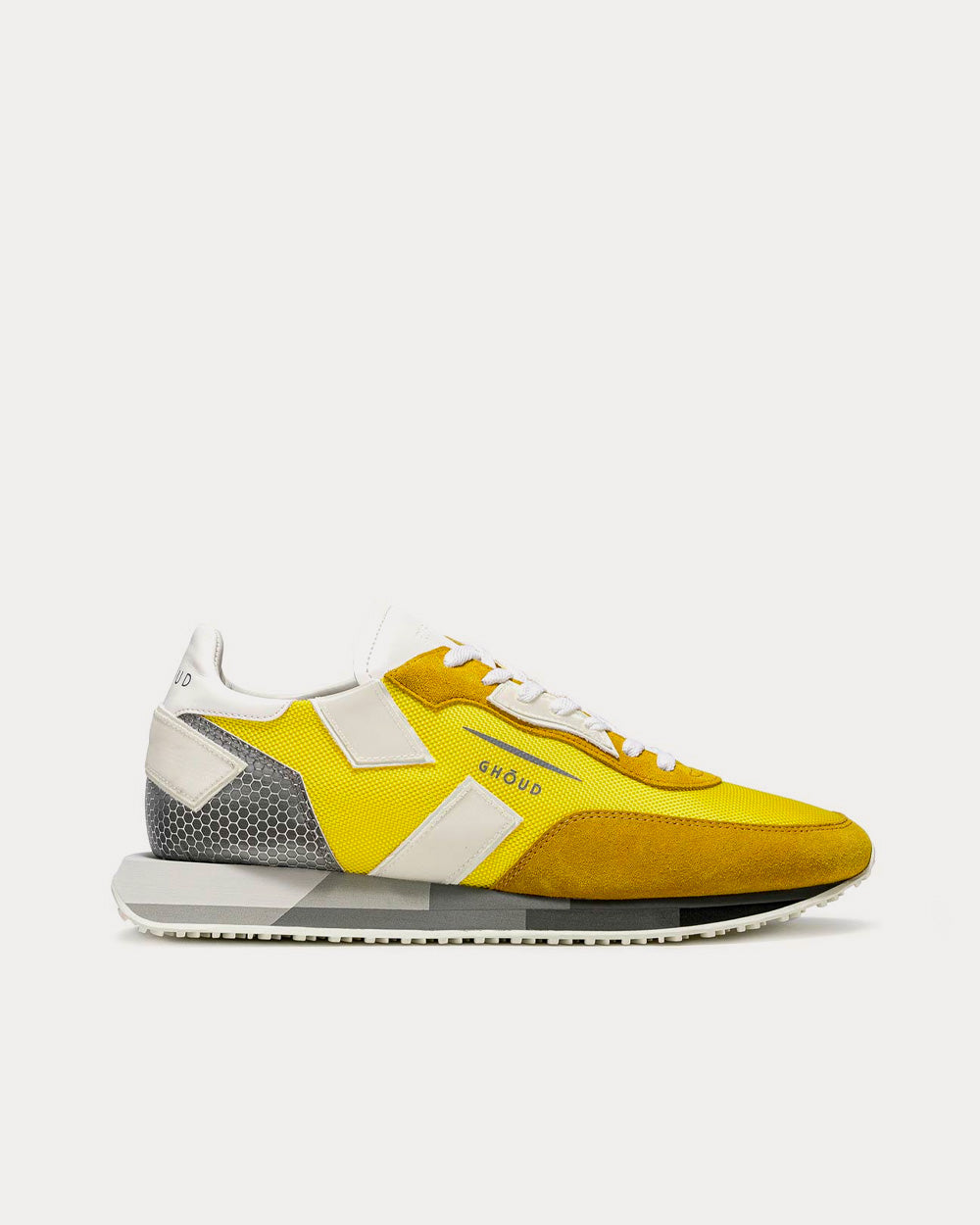 Ghoud Rush Reflective Yellow Low Top Sneakers - 1