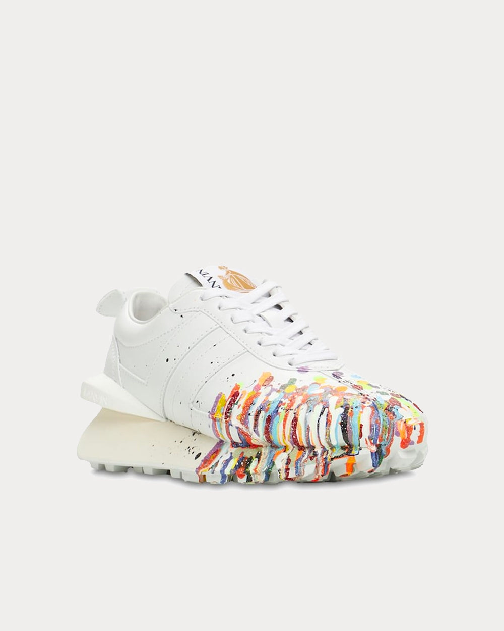 Lanvin x Gallery Dept BumpR Painted White Low Top Sneakers - 2