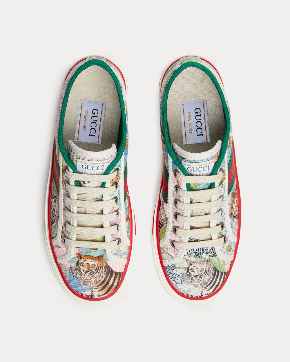 Gucci white sneakers tiger online