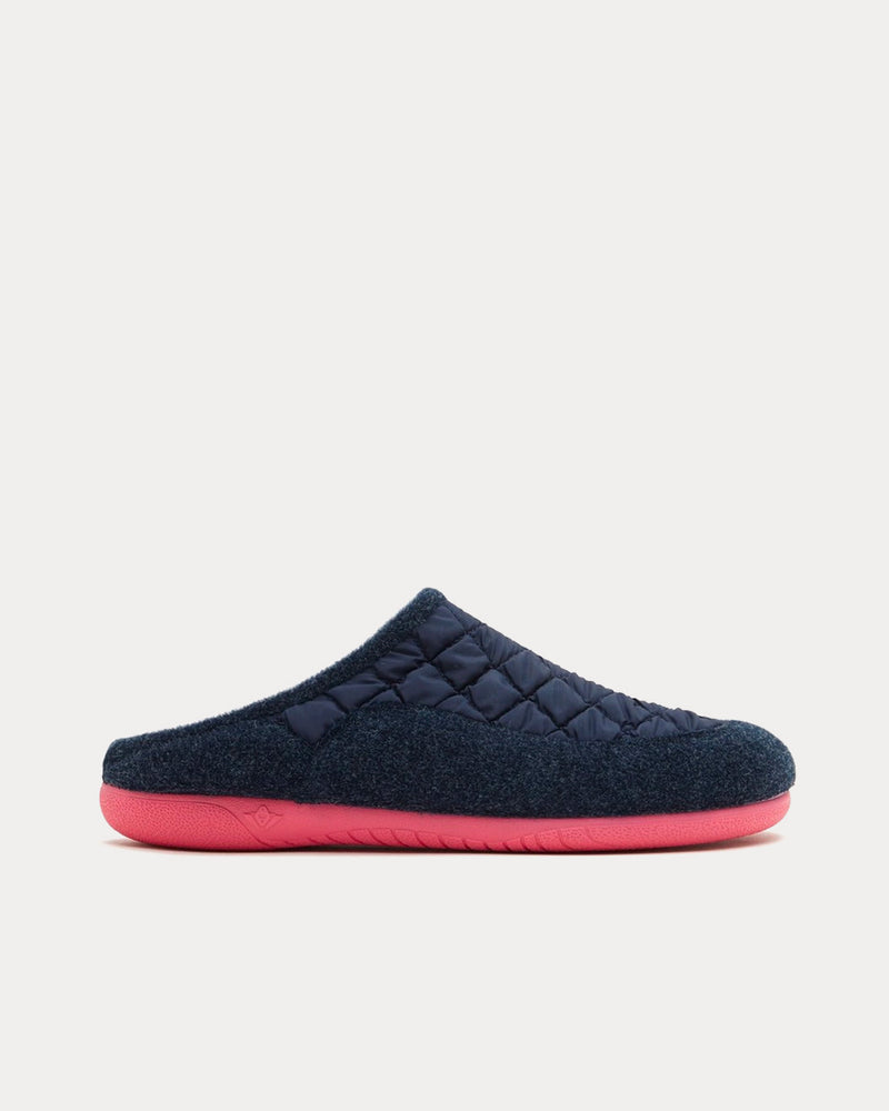 Gurus Room Cadiz Mule Blue / Pink Slip Ons - 1