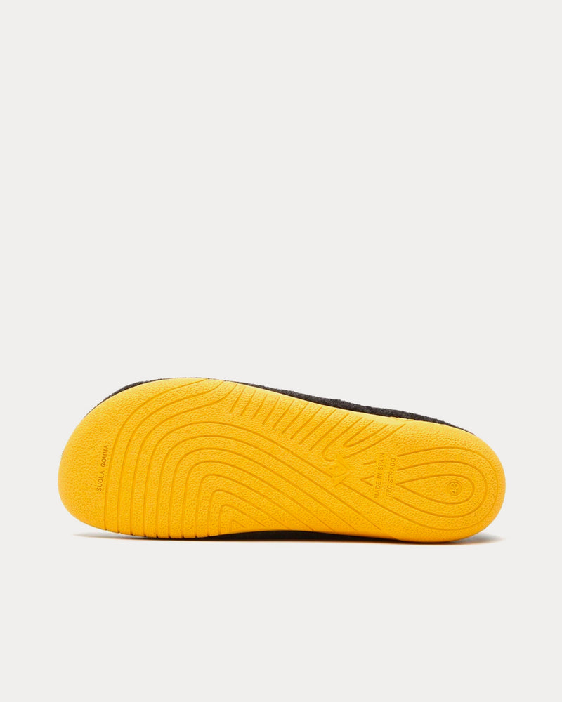 Gurus Room Valencia Black / Yellow Slip Ons - 4