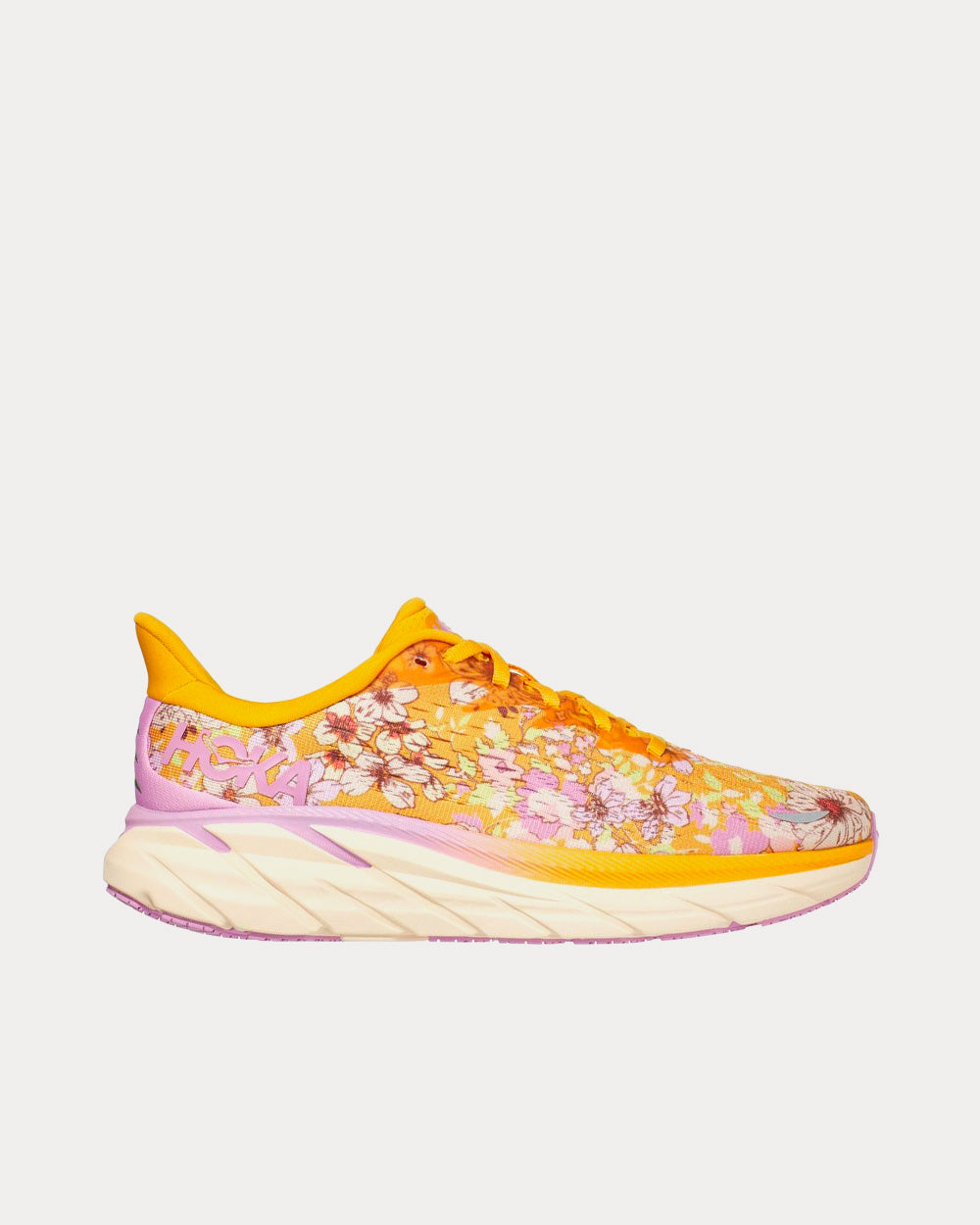 Hoka x Free People Movement Clifton 8 Golden Coast Floral Running Shoes - 1