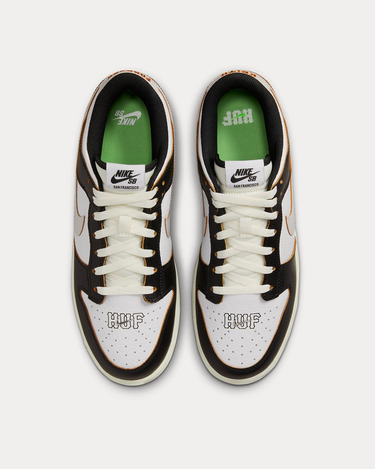 Nike x HUF SB Dunk Low 'San Francisco' Low Top Sneakers - Sneak in 