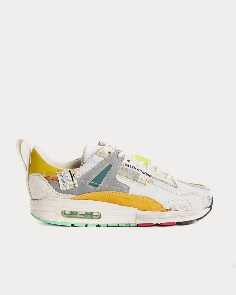 Helen Kirkum Voyage Run Worn White / Mustard / Mint Low Top Sneakers - 1