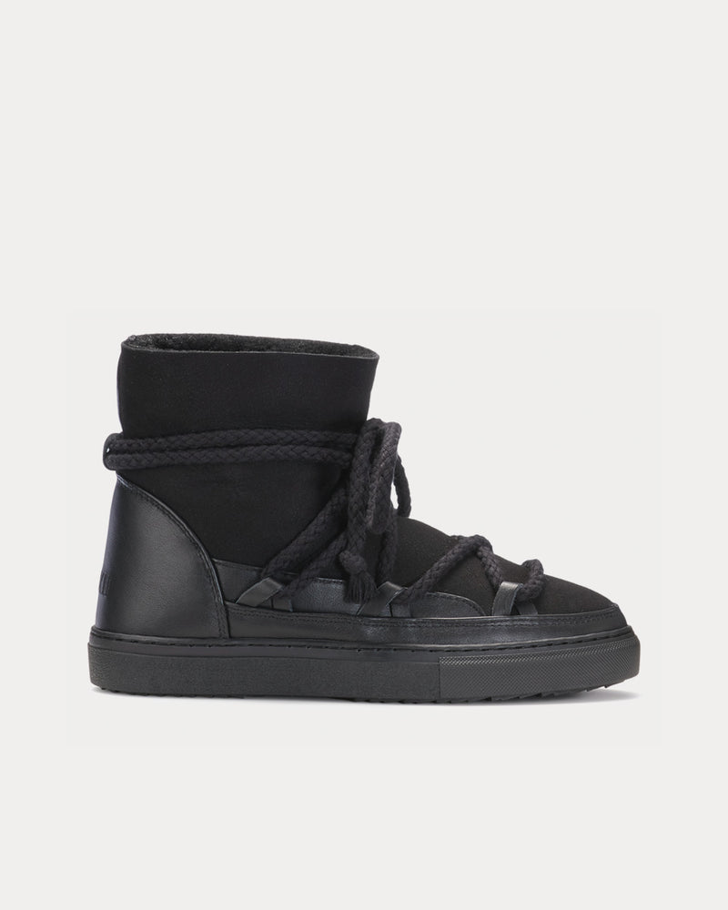 INUIKII Classic Suede Black High Top Sneakers - 1