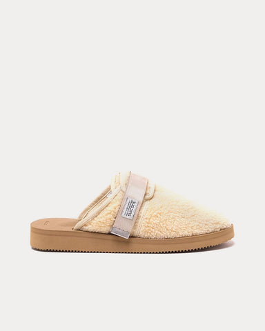 Suicoke x John Elliott Zavo Polar Fleece Cream Slides