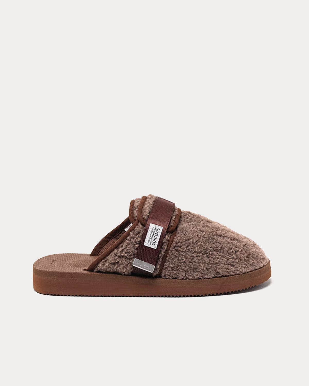 Suicoke x John Elliott Zavo Polar Fleece Oak Slides Sneak in Peace