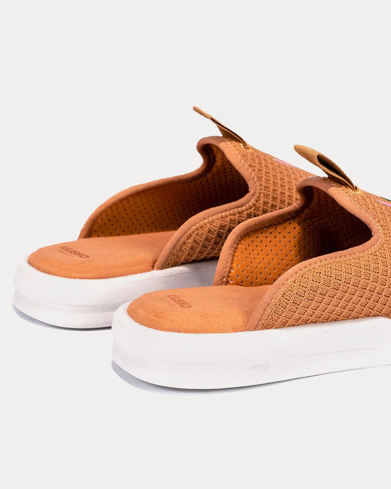 Lusso Cloud x Jolie Pelli Chestnut Slip Ons - 3